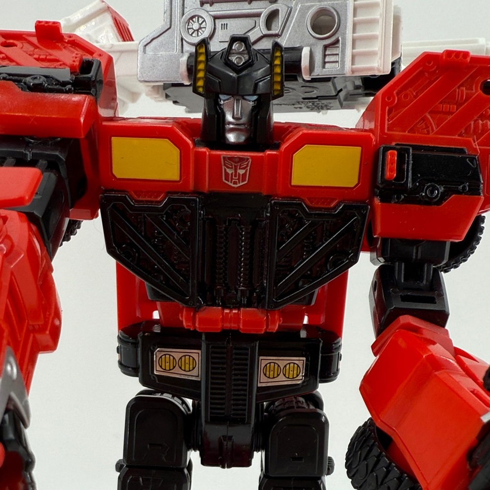 POWER of the PRIMES INFERNO  Red and Black Action Figure with Ladder